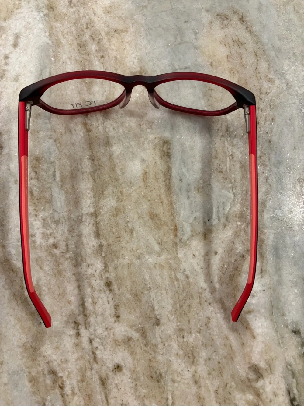 NWT Women's Red Cat-Eye Glasses from TC Fit, model LIMA C2